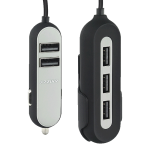 Whizzy 5 Port USB Car Charger