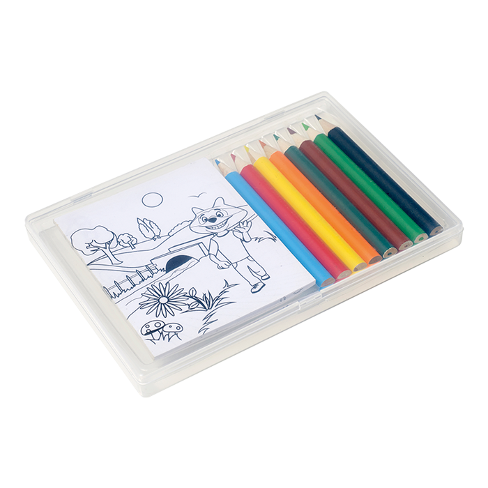 305822-main.png Colouring In Set In Plastic Case - Image 1