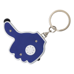3 in 1 Thumbs Up Keychain with Stylus and LED Light