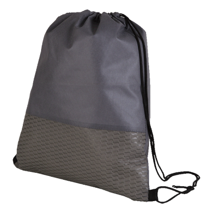 Wave Design Drawstring Bag Non-Woven