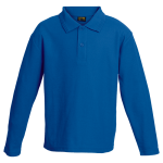 175g Pique Knit Long Sleeve Golfer Kiddies - Image 4
