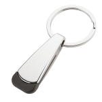 Tear Shaped Chrome Keychain - Image 2