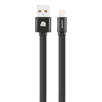 IND 1.2m Flat Lightning Charger Cable