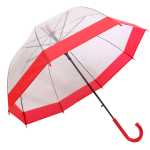 Dome Shaped Clear Umbrella - Image 2