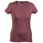 Melange Crew Neck T-Shirt Ladies - Image 2
