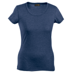 Melange Crew Neck T-Shirt Ladies - Image 3