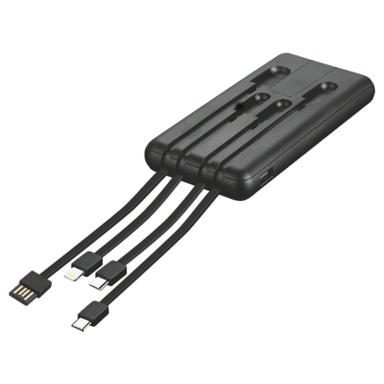 IND 10 000mAh Power Bank with charging cables