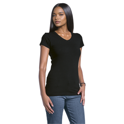 170g Slim Fit V-Neck T-Shirt Ladies