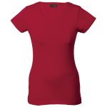 170g Slim Fit V-Neck T-Shirt Ladies - Image 4