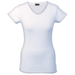 170g Slim Fit V-Neck T-Shirt Ladies - Image 6