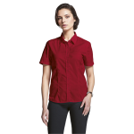 Basic Poly Cotton Blouse Short Sleeve Ladies