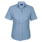 Basic Poly Cotton Blouse Short Sleeve Ladies - Image 3