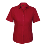 Basic Poly Cotton Blouse Short Sleeve Ladies - Image 4