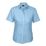 Basic Poly Cotton Blouse Short Sleeve Ladies - Image 5