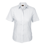 Basic Poly Cotton Blouse Short Sleeve Ladies - Image 6