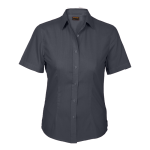 Basic Poly Cotton Blouse Short Sleeve Ladies - Image 8