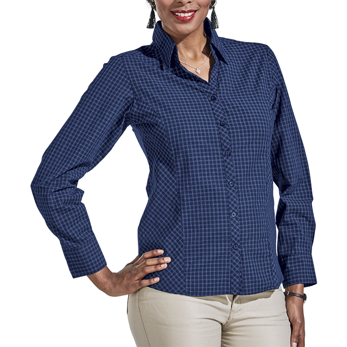 231-main.png Pioneer Check Blouse Long Sleeve Ladies - Image 1