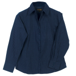 Pioneer Check Blouse Long Sleeve Ladies - Image 2