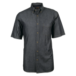 Denver Denim Shirt Short Sleeve Mens - Image 2