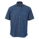 Denver Denim Shirt Short Sleeve Mens - Image 3