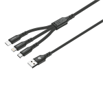 IND 1.2m 3-In-1 Charger Cable