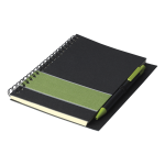 Coloured Stripe Notebook with Pen - Image 4