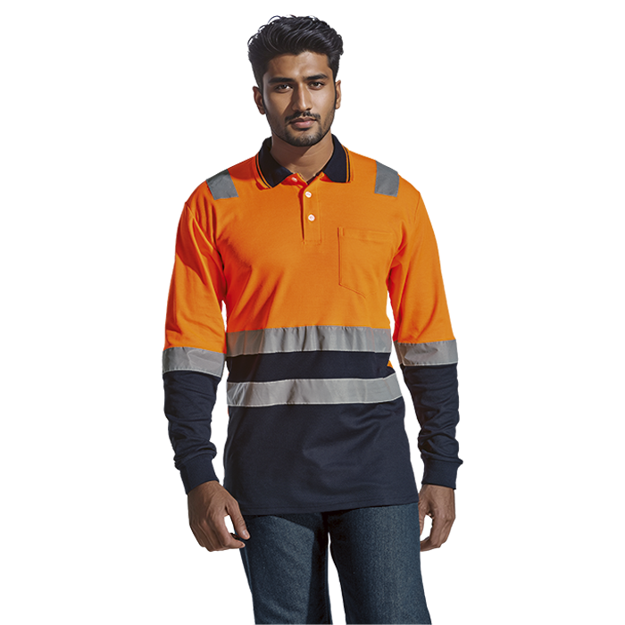 302122-main.png Transit Long Sleeve Golfer (HI-TRA) - Image 1