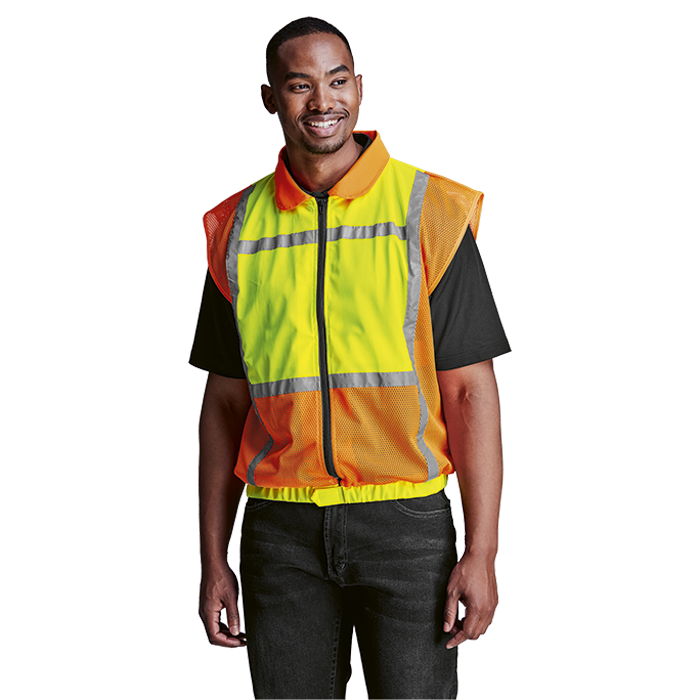 312729-main.png Barron Traffic Sleeveless Reflective Vest - Image 1