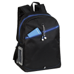Backpack With Contrast Colour Diagonal Zip