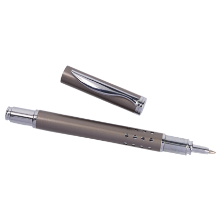 Wavy Clip Brass Rollerball Pen