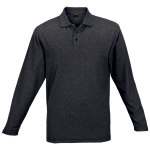 175g Pique Knit Long Sleeve Golfer Mens - Image 9