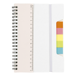 A5 Notebook With Sticky Notes And Ruler - Image 3