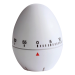 Egg Shaped Plastic Kitchen Timer - Image 2