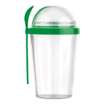 450ml Dual Compartment Breakfast Mug with Spoon