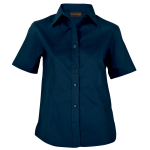 Brushed Cotton Twill Blouse Short Sleeve Ladies - Image 2