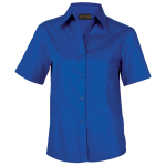 Brushed Cotton Twill Blouse Short Sleeve Ladies - Image 4