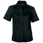 Brushed Cotton Twill Blouse Short Sleeve Ladies - Image 7