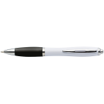 White Barrel Curved Design Ballpoint Pen - Image 8