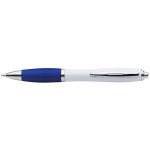 White Barrel Curved Design Ballpoint Pen - Image 9