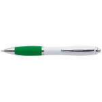 White Barrel Curved Design Ballpoint Pen - Image 10