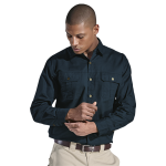 Bush Shirt Long Sleeve Mens