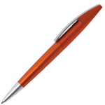 Silver Square Clip Ballpoint Pen - Image 2