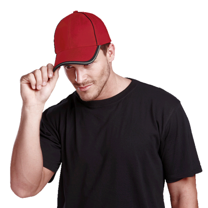 6 Panel Reflective Edge Cap