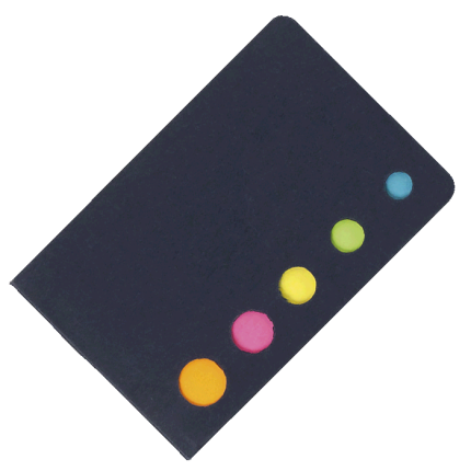 Holder with Sticky Notes