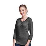 145g Henley Long Sleeve T-Shirt Ladies