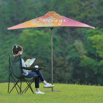 Alumium 2.2m x 2.2m Umbrella