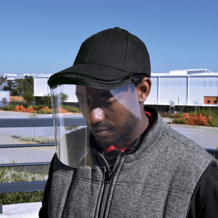 VIZIP 6 Panel Brushed Cotton Caps (Box of 10)