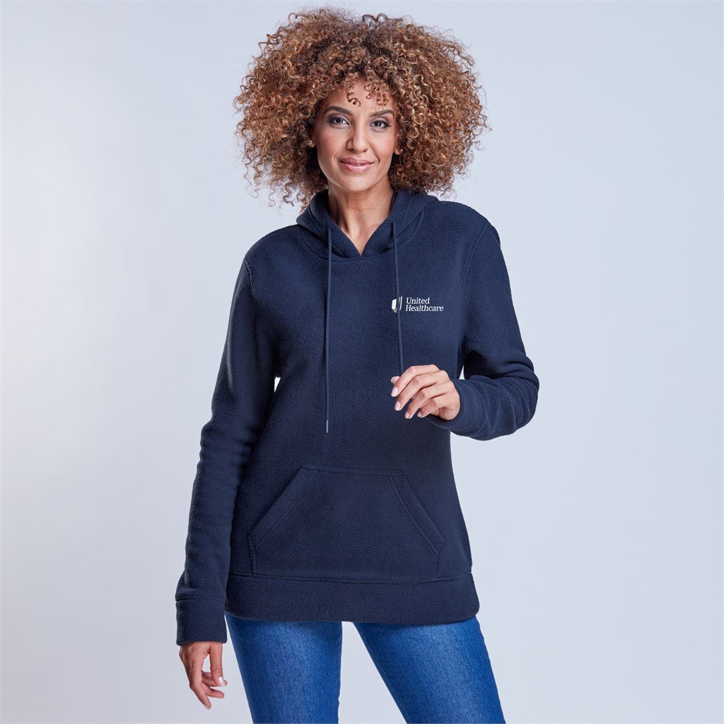 HO-UB-20-A Ladies Dawson Polar Fleece Hooded Sweater - Image 1