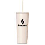 Kooshty Concorde Stainless Steel & Plastic Double-Wall Tumbler & Straw - 720ml - Image 4