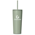 Kooshty Concorde Stainless Steel & Plastic Double-Wall Tumbler & Straw - 720ml - Image 6